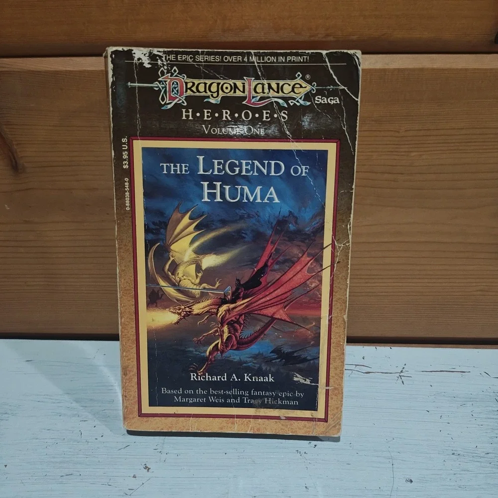 Lot of 10 Dragon Lance books Heroes Eleven Nations Linsha Kaz Huma Dargonesti